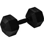 Master Fitness Nero Rubber Coated Hex