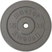 Master Fitness Skolvikt 25 mm, Viktskivor järn - 15 kg