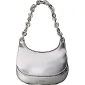 Calvin Klein Chain Shoulder Bag - Silver - ONE SIZE