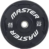 Master Fitness Easy Grip Black, Levypainot Bumper