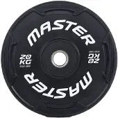 Master Fitness Easy Grip Black, Levypainot Bumper