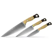 Benchmade 4000-02 Cutlery 3pc Set - Maple Wood/G10