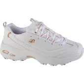 SKECHERS for woman. 11931 D'Lites Fresh Start shoes white (39), Leather, Laces, Casual