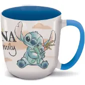 Procos Disney Lilo & Stitch "Ohana Elite" posliinimuki 400 ml lahjapakkauksessa