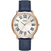 GUESS Kello - - W1164G2 - Kvartsi - Vellum-nahka - Analoginen - Hopea