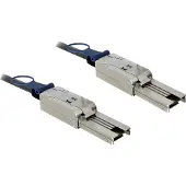 DeLOCK 83736, 3 m, Mini SAS SFF-8088, Mini SAS SFF-8088, Uros/uros, Musta