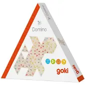 Goki Peli - - Kolmiomainen domino - Muistipeli - 76 kappaletta - Sekä tytöille että pojille - Sopii alkaen 3 vuotta