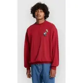 Volcom Fa JJ Villard Crew Neulepaita lifeguard red Koko S