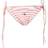 Calvin Klein Side Tie Bottom - Coral - XS