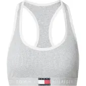 Tommy Hilfiger Underwear Rintaliivi meleerattu harmaa / valkoinen