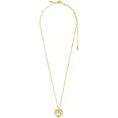 Pilgrim Nova Heart Necklace Gold-Plated - Gold - ONE SIZE