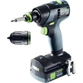 Festool Pora/ruuvinväännin TXS 18 C 3,0-Plus 18 V; 2x3,0 Ah akku