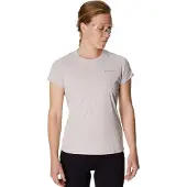 Houdini W's Pace Air Message Tee Silver Purple / Logo - M