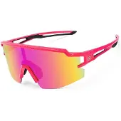 RockBros Kids Polarized UV Cycling Glasses - Pink