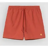 Carhartt WIP Chase Swim Surffishortsit oxide red / gold Koko XS