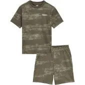 We fashion Yöpuku khaki / oliivi / valkoinen