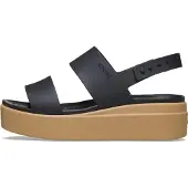 Crocs Sandaalit ruskea / meleerattu musta