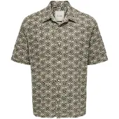 Only & Sons Onsjohnson Reg Ss 036 Shirt - Cream - L
