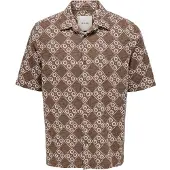 Only & Sons Onsjohnson Reg Ss 036 Shirt - Brown - L
