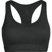 Icebreaker Women's Merino 125 Zoneknit Racerback Bra Black Alusvaatteet M