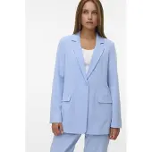 Vero Moda Vmzelda Ls Loose Blazer Noos - Blue - 38