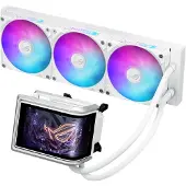 Asus ROG RYUO IV 360 ARGB WHT, All-in-one-nesteenjäähdytin, 12 cm, Valkoinen