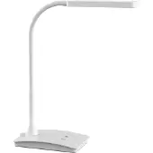 MAUL Led pöytävalaisin MAULpearly, himmennettävä, Valkoinen/opaali, Työhuone/toimisto, Synteettinen materiaali, Moderni