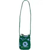 Marimekko Knitted Phone Pocket Unikko - Green - ONE SIZE