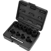YATO Ruuvinulosvetimet YT-0603; 3/8''; 10-19 mm; 10 kpl.