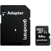 Goodram MicroSDHC-muistikortti M1AA-0640R12 - Luokka 10 - 64GB