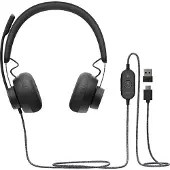 Logitech Zone Wired UC, Langallinen, Puhelut/Musiikki, 20 - 16000 Hz, 211 g, Kuulokkeet, Grafiitti