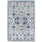 Villeroy & Boch 1869 Emmanuel lyhytnukkainen matto, kerman-/sininen 200x280