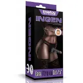 Lovetoy Easy Strapon Set Black 20 cm