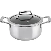 Hâws Santo Casserole 2.2L W/Lid Hybrid Coating - Silver - 2.2 L