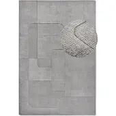 Villeroy & Boch Käsintehty villamatto Villeroy & Boch, 80x150cm, harmaa