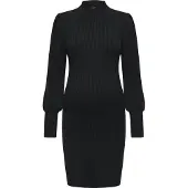 ONLY Maternity Olmkatia L/S Dress Knt Noos - Black - S