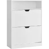Vasagle Kenkähylly, 24x80x102 cm, Valkoinen, Jalanõude kapp, VASAGLE, 24x80x102 cm, Valge