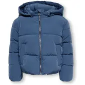 Kids Only Kmgdolly Life Short Puf Jacket Otw Noos - Blue - 116