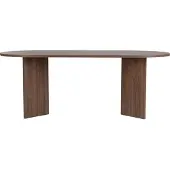Skye Decor Ruokapöytä Sabella Venezia Walnut, 200x75x90 cm, pähkinänvärinen
