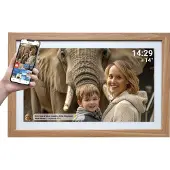 Denver Frameo PFF-2162LW 21.5’’ digitaalinen valokuvakehys, vaalea puu