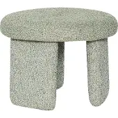 Hubsch Rocco Pouffe - Green - ONE SIZE
