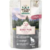 Wildes Land 12x100g nautaa & kalkkunaa ohdakeöljyllä kissan märkäruoka