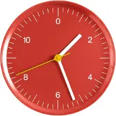 HAY Wall Clock seinäkello, punainen