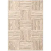 Ted Baker Haringey Flatweave Rug Nightingale Jute White 120x170, sopii käytettäväksi terassilla tai parvekkeella