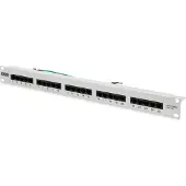 Digitus CAT 3 ISDN PATCH PANEL, UNSHIELDED, 25-PORT RJ45, 8P4C, LSA, 1U, RACK MOUNT, GREY, 482X44X109 (DN-91325-1)