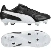 Puma King Liga Sg - Musta/valkoinen/hopea - Pehmeä Nurmi (Sg), koko 41