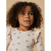 Name it Nmfgavo Eko Ls Slim Top Lil Noos - Beige - 110