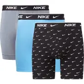 Nike Underwear Cotton Stretch Boxer Brief 3Pk - Blue - L
