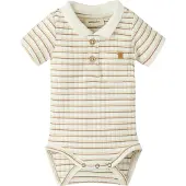 Lil´ Atelier Nbmhaldur Ss Slim Body Lil - Cream - 74