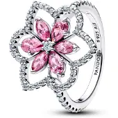 Pandora Timeless tuplakukka sormus hopea 194577C01-54